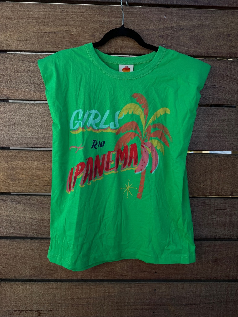 FARM Rio Green 'Girls Ipanema' Short Sleeve Tee